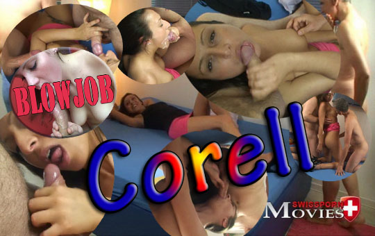 Blowjob 03 - Model Corell 22 wants to suck two cocks