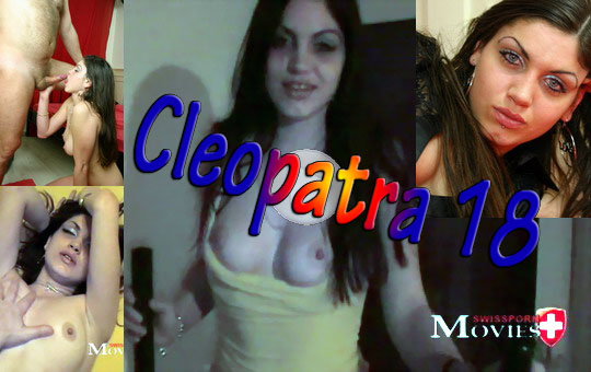 Cleopatra 18y. Fitness training when surprised