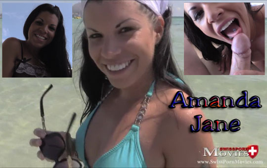 Amanda Jane - Cum slurping on Mallorca