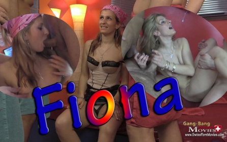 Student Fiona makes first gangbang with 3 Cocks - Bild 1