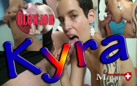 Model Kyra 25 at the blowjob casting on porn - Bild 1