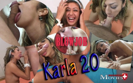 Blowjob 01 - sucking with model Karla 20 at the casting - Bild 1