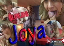 Model Joya at the blowjob casting on porn