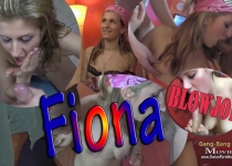 Blowjob 09 - Student Fiona first gangbang with 3 Cocks