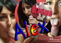 Blowjob 01 - Teeny Model Alex at Pornocasting