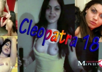 Cleopatra 18y. Fitness training when surprised